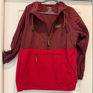 L.L. Bean Burgundy and Red Jacket